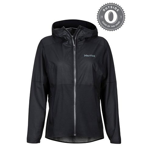 Marmot Bantamweight Jackets - Womens Rain Jacket Black CA1267480 Canada